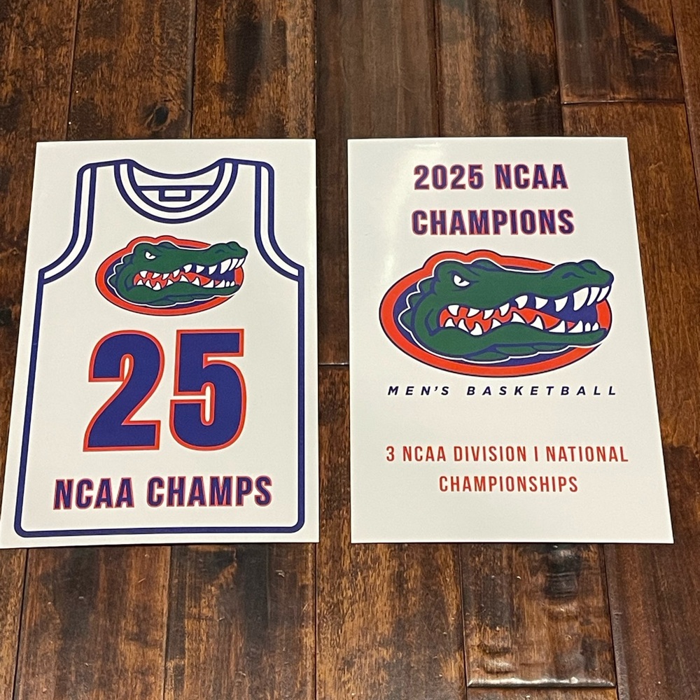 FLORIDA GATORS 2025 NCAA CHAMPIONSHIP POSTERS MARCH MADNESS 2025 11x17